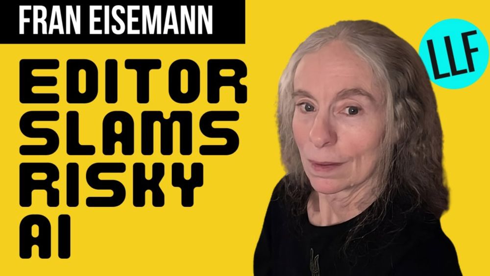 Editor Slams Risky AI: Long Lost Friends with Fran Eisemann