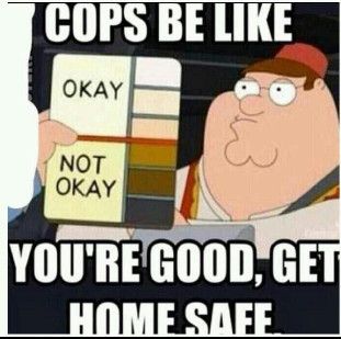 Skin color meme from Familiy guy depicting shades of skin telling Okey or not Okey to stop