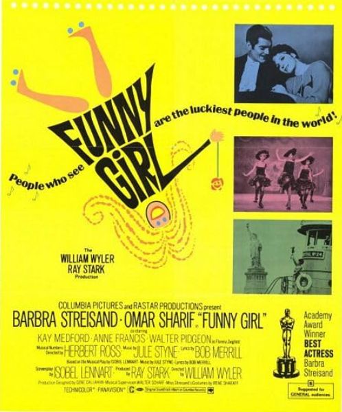 Movie poster for Funny Girl