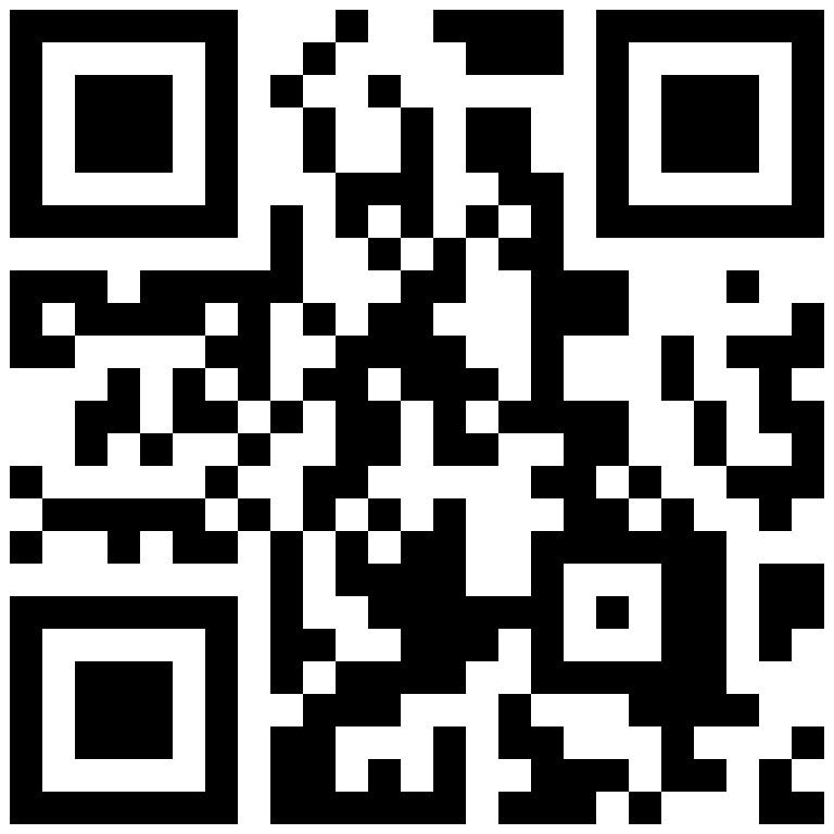 This is a QR code which links to our link tree and all our contact information 
