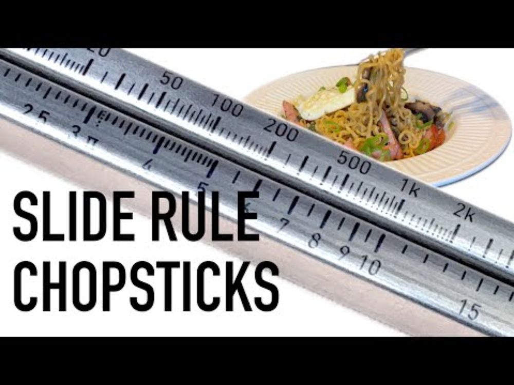Slide Rule Chopsticks Review / HowTo