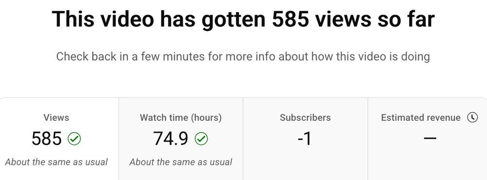 a screenshot of youtube analytics showing an unsubscriber