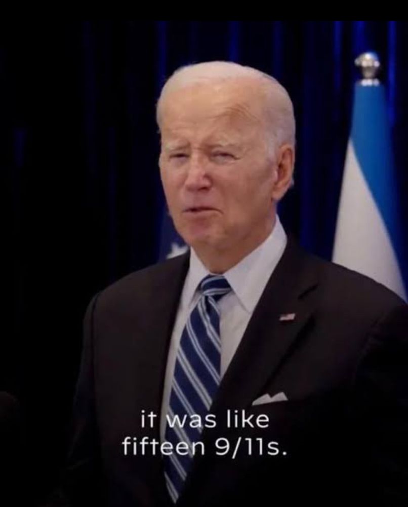 joe biden all like “it was like fifteen 9/11s”