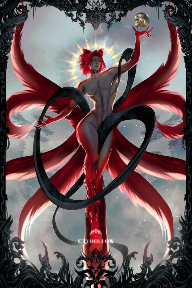 foxy boy with nine tails