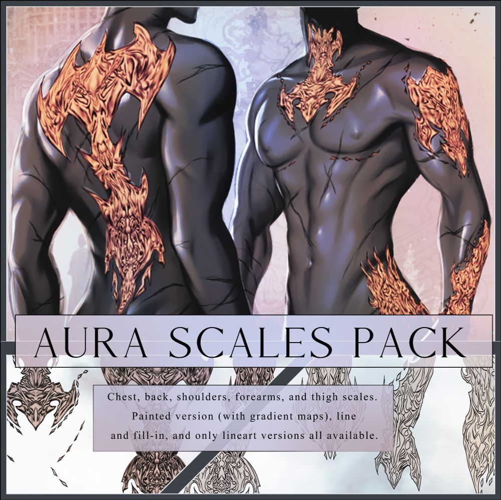 image displaying the AuRa Scales materials 