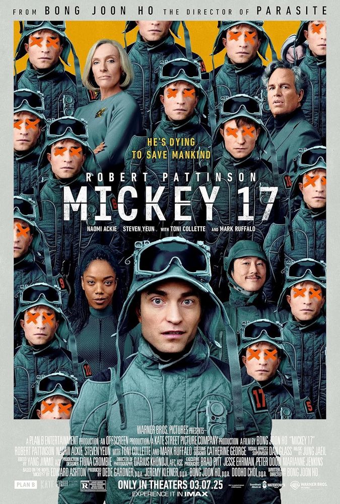 Mickey 17 (2025) ⭐ 7.1 | Adventure, Comedy, Fantasy
