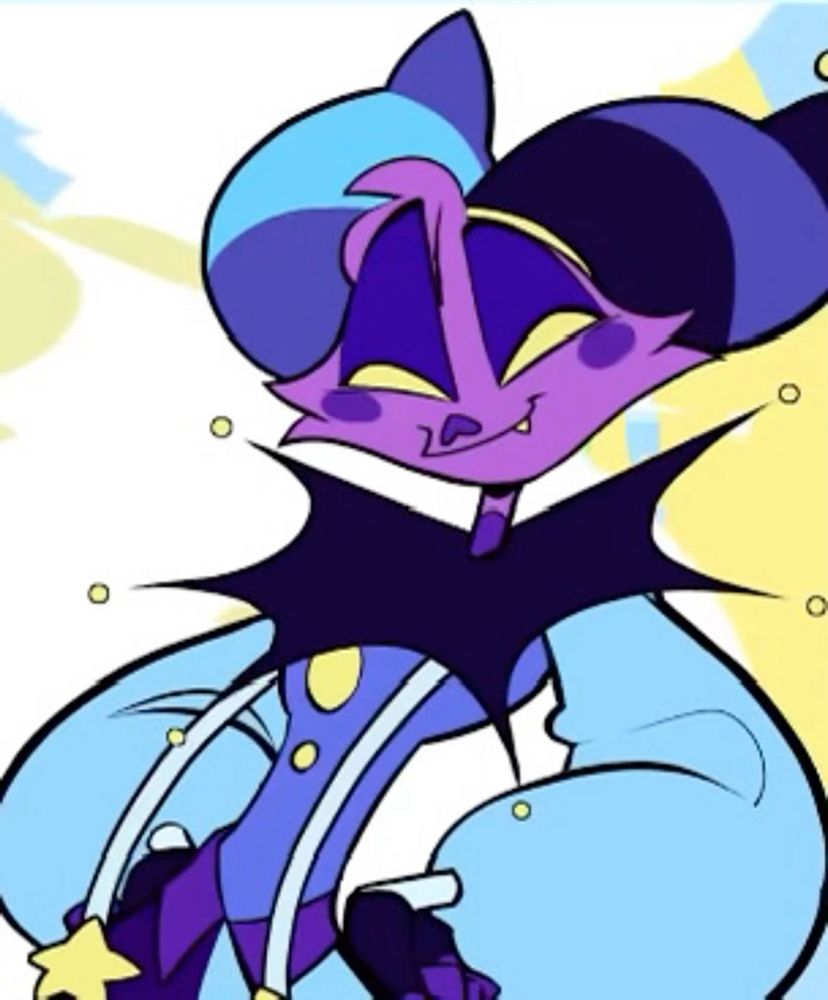 Kester, from the indie animation show Zipped Up. Kester is a tall, lanky anthropomorphic bat who resembles a jester.