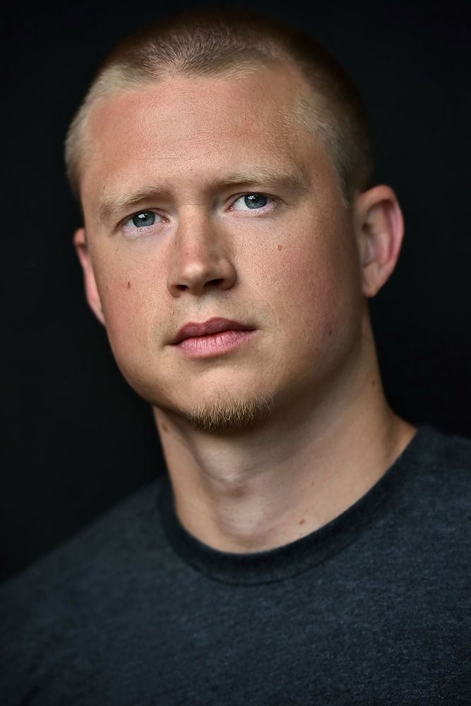 Male fitness model headshot 