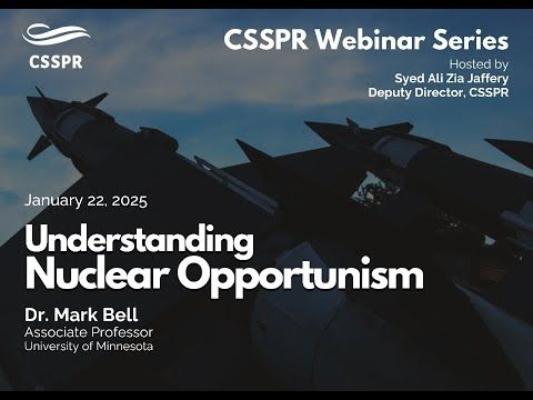 CSSPR Webinar Series: Ali Zia in Conversation With Dr. Mark S. Bell
