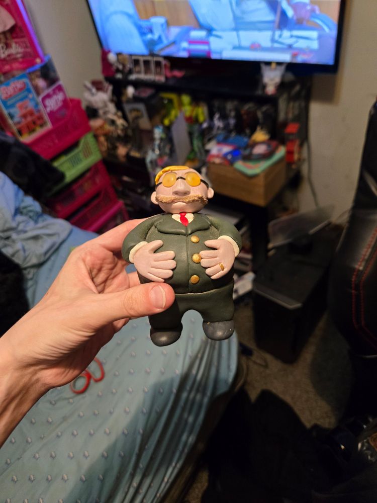 EarthBound clay figure Aloysius Minch 