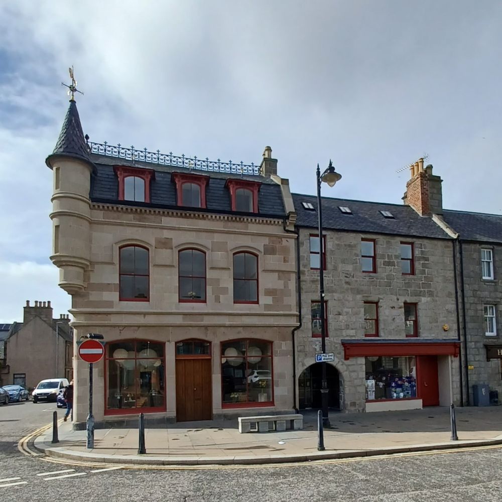 The exterior of Number 30, The Square. Credit - Huntly Development Trust.