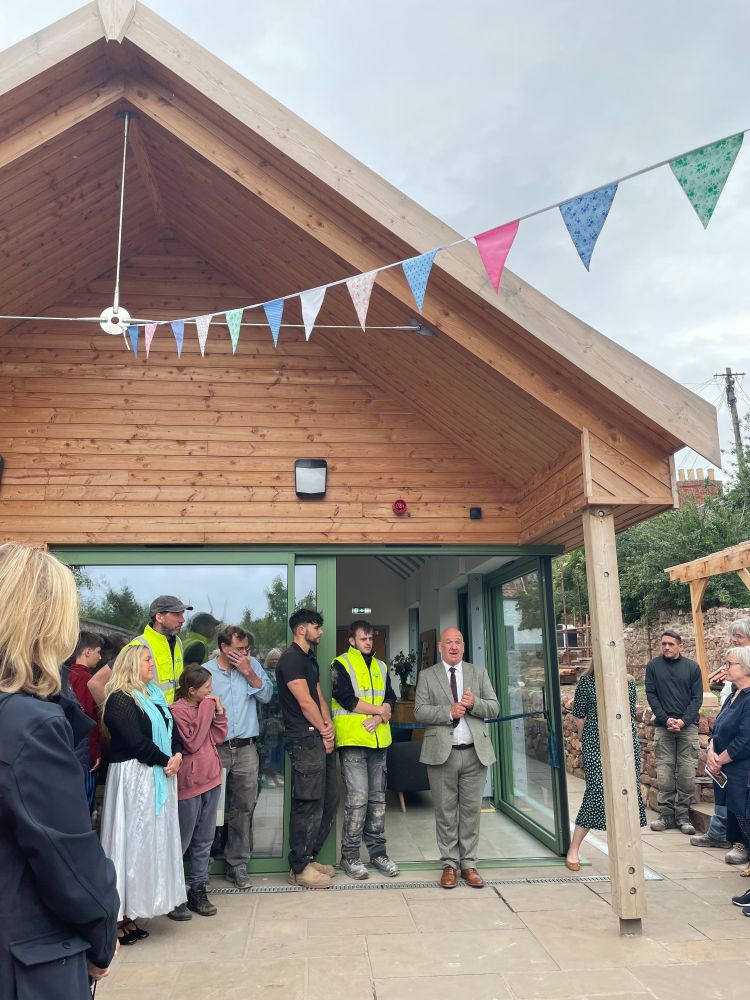 The opening of The Ridge Support Centre on Black Bull Close, Dunbar.