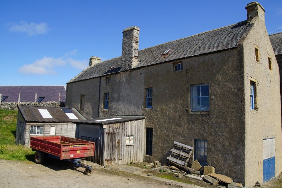 The exterior of the Marble Workshop in Portsoy. Credit - North East Scotland Preservation Trust.