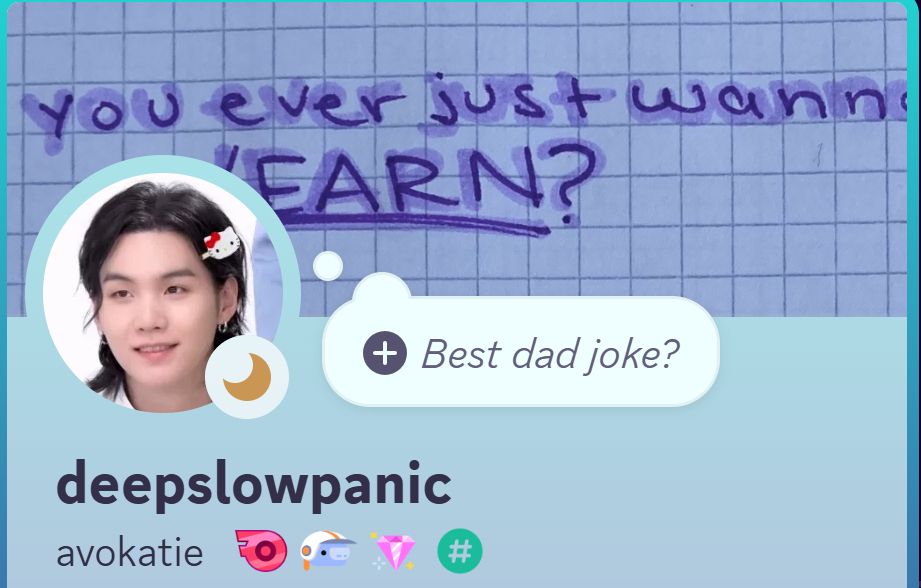 Discord profile for avokatie 