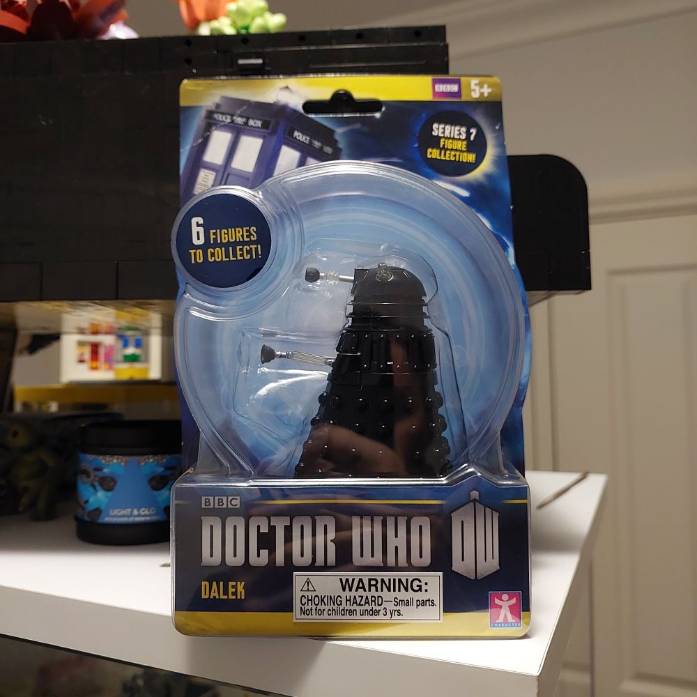 Black Dalek Sec from Doctor Who in 3.75" action figure form.