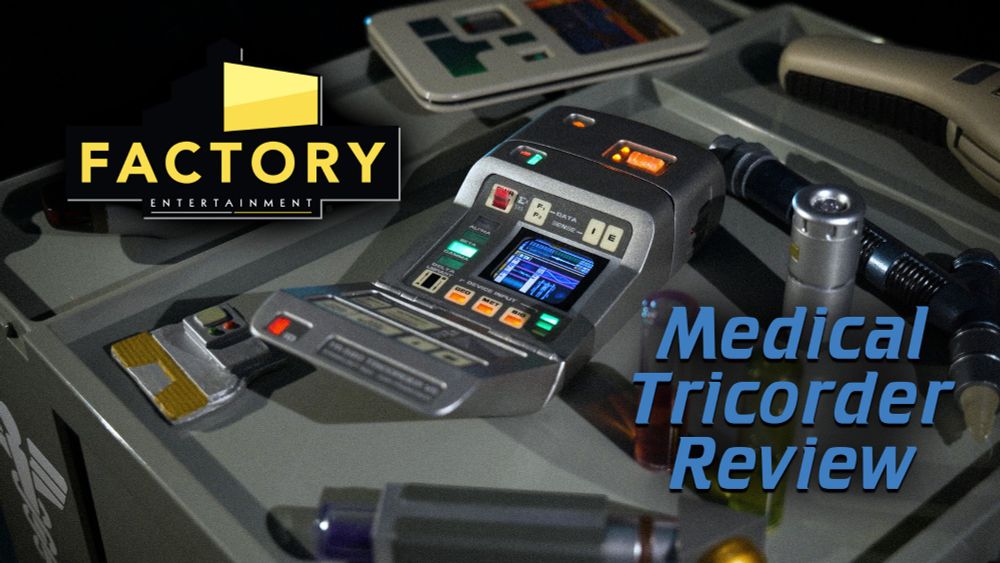 Star Trek TR580 Mark VII Medical Tricorder Replica Review