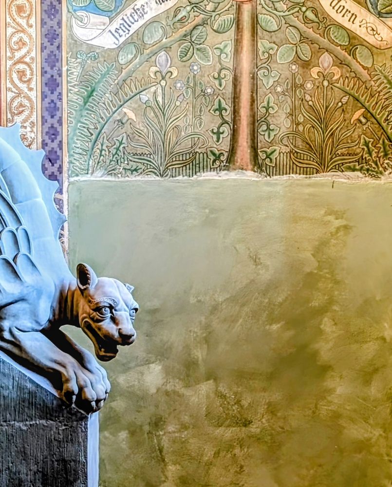 A dragon at a stairwell in the Wartburg