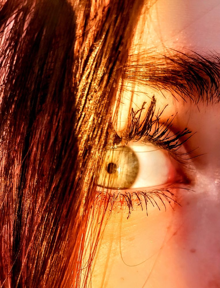 Female eye, open