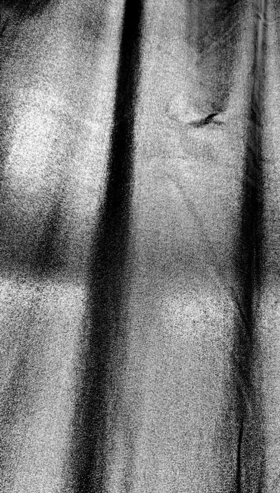 Black and white curtain 