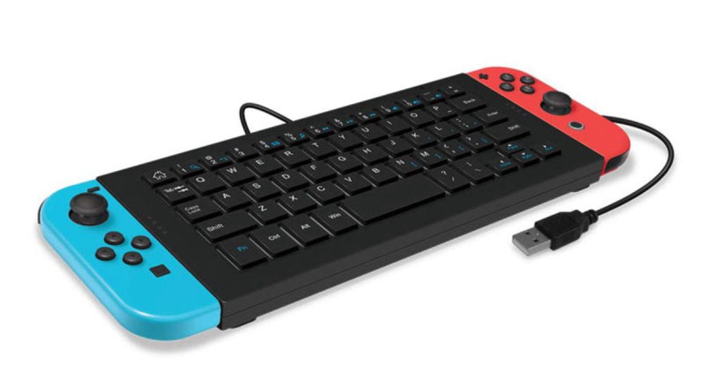 How have I never seen this goofy Nintendo Switch keyboard?