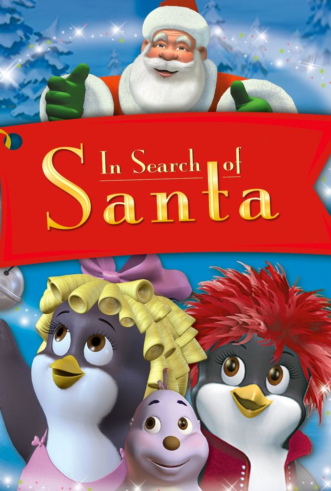 [rearranged] Poster for my favorite Christmas movie 'In Search of SANTA'.

Here's a #HattyFact: when Miramax and Paramount acquires the feature in early 2004, Tundra recruited Hilary and Haylie Duff to, repectively, rerecord all the lines of Crystal and Lucinda - the twin princesses of the royal Penguin Island kingdom.

In Search of SANTA - Copyright © 2003-2004, Colorland Animation Productions, Ltd. / Tundra Productions, Inc. ALL RIGHTS RESERVED.