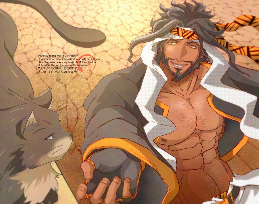 猫ちゃんとラシード