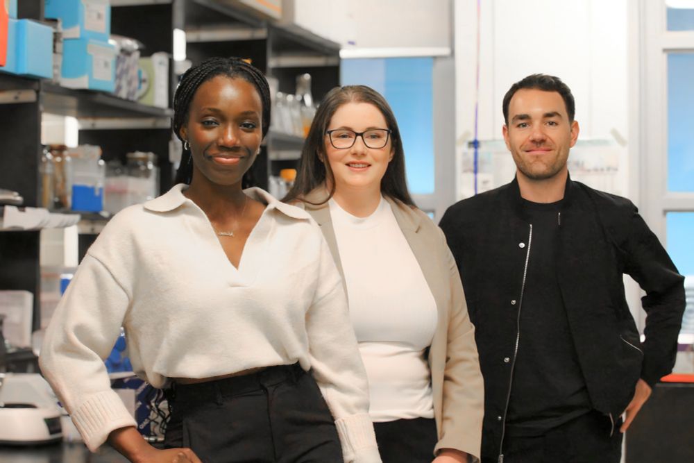 MetaCycler BioInnovations co-founders pictured from left to right: Dadzie, Nicole LeBlanc and Jonathan Parkes. 