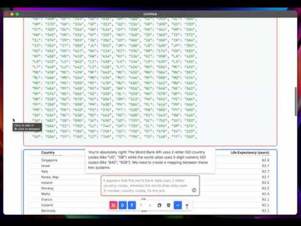 Vibe coding a choropleth map in Observable Notebooks 2.0