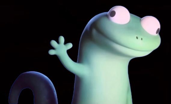 Tom the lizard from Hoppers (2026), as seen in the post credits scene of Elio (2025), as he repeatedly presses the lizard emoji on a phone, making it say “Lizard!” every time he presses it. Just saying “Lizard!” a bunch of times has become maybe the silliest vocal stim I’ve ever had.