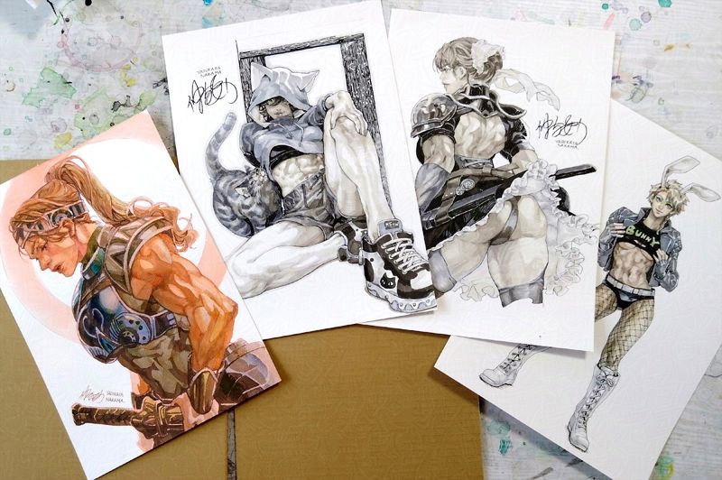Traditional artworks for auction 