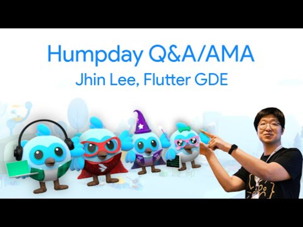 Humpday Q&A/AMA with GDE Jhin Lee :: 30th April 2025 :: #HumpdayQandA #Flutter #FlutterCommunity
