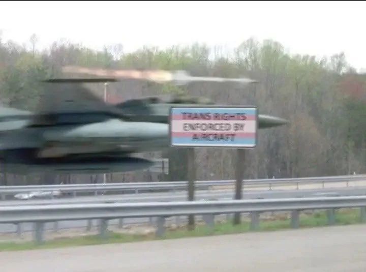 trans rights enforced by aircraft