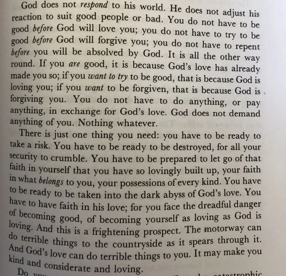 Herbert McCabe on the love of God
