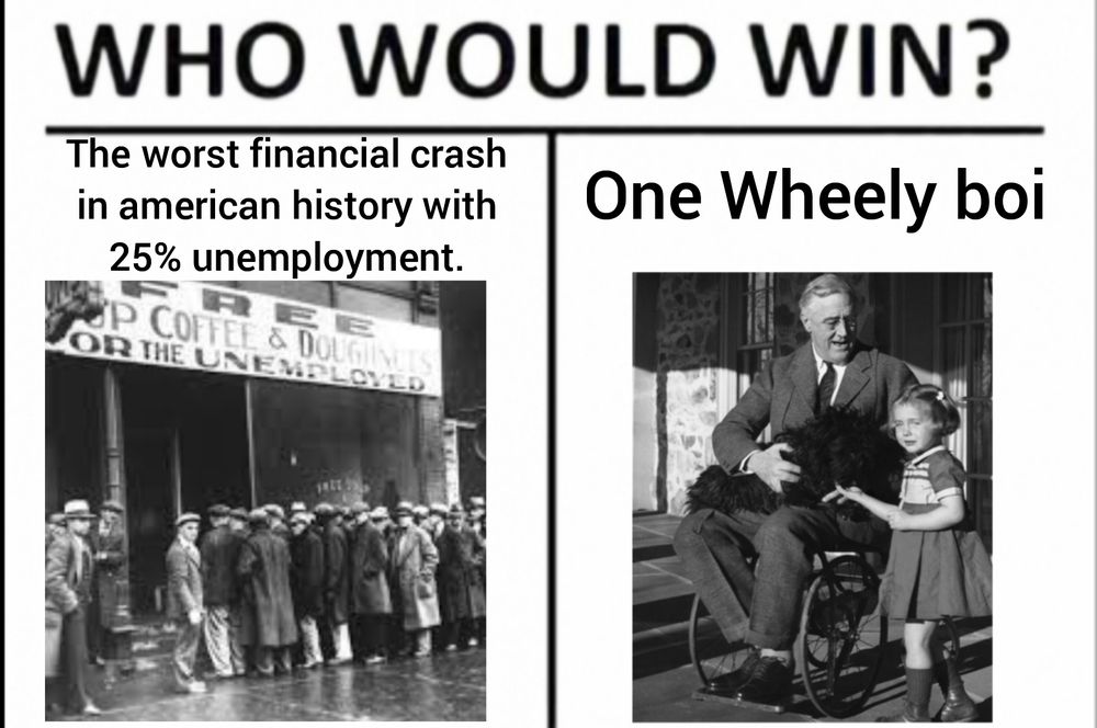 who would win?


the worst financial crash vs one wheely boi