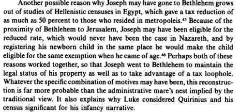 biblical studies article on why Joseph went to Bethlehem 