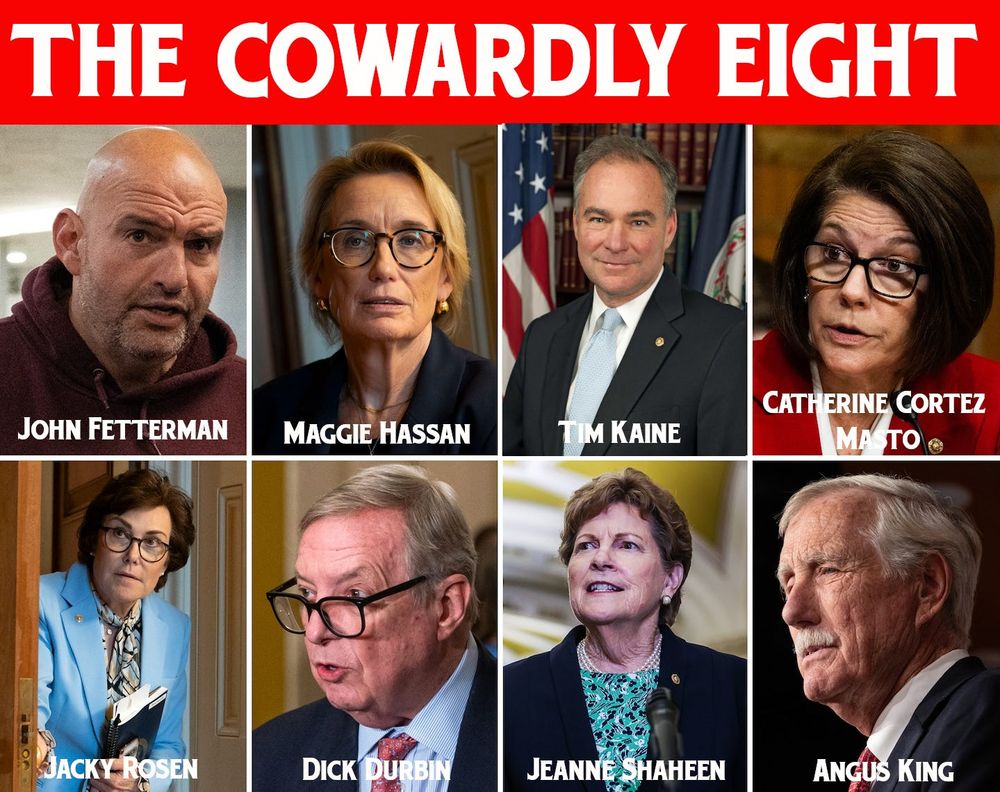 The Cowardly 8 democrat senators. 