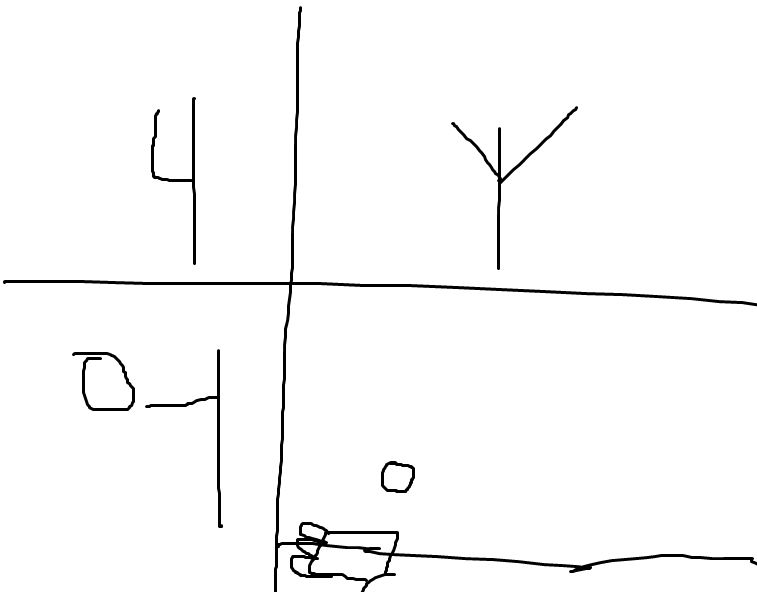 A Ms paint drawing parody of the Comic " Catch "Referencing the comic which features a Baraified artistic interpretation of the original poster's absent father, referencing  | || || |_ a parody of the comic "Loss" from the popular early 2000's comic series CTRL+ALT+DELETE ( CAD) by online artist Tim Buckly