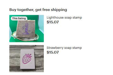 lighthouse soap stamp