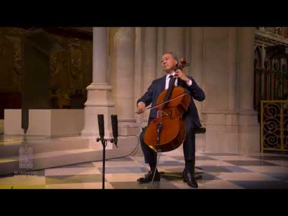 header image - Yo-Yo Ma Performs at the Re-opening of Notre-Dame de Paris