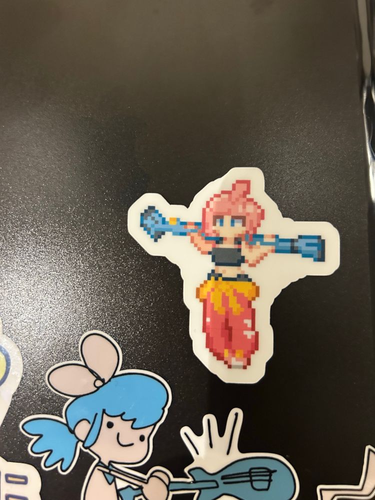 The sticker on our producer’s ipad 