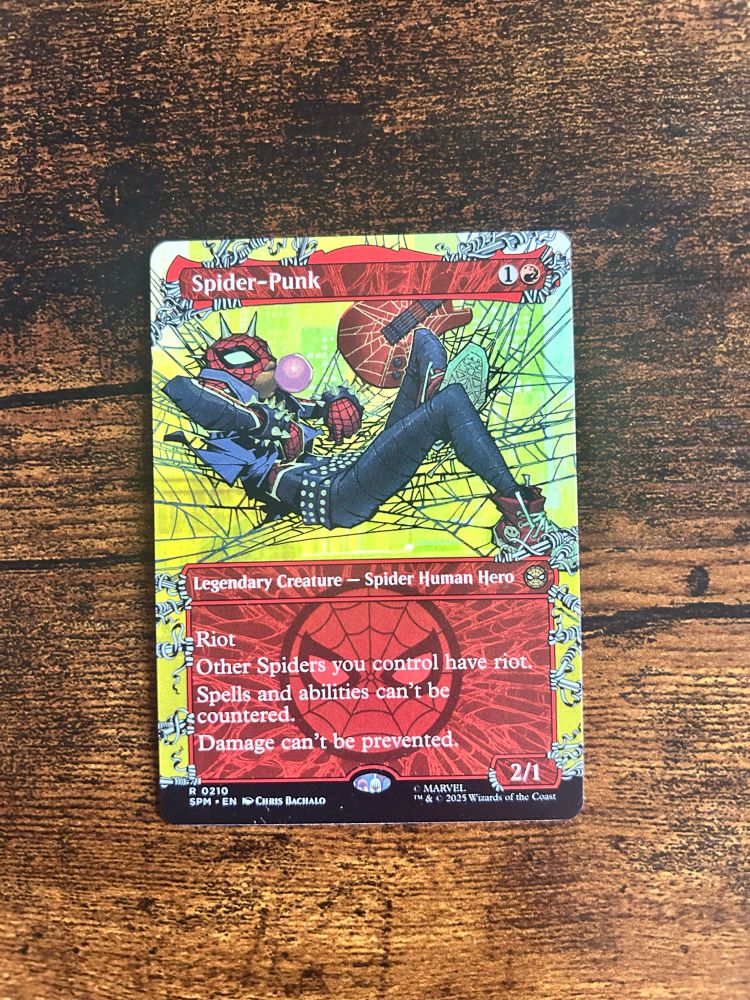 Spider-Punk Magic Card, Illustrated by Chris Bachalo