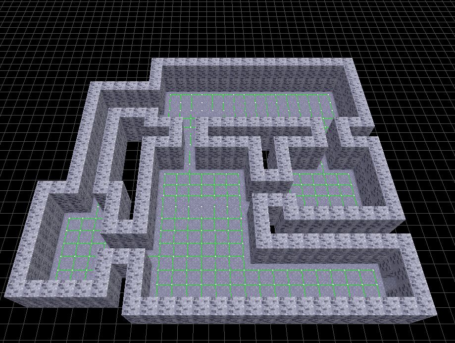 Layout for the second dungeon