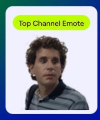Top Channel Emote:  Ben Platt in "Dear Evan Hansen"
