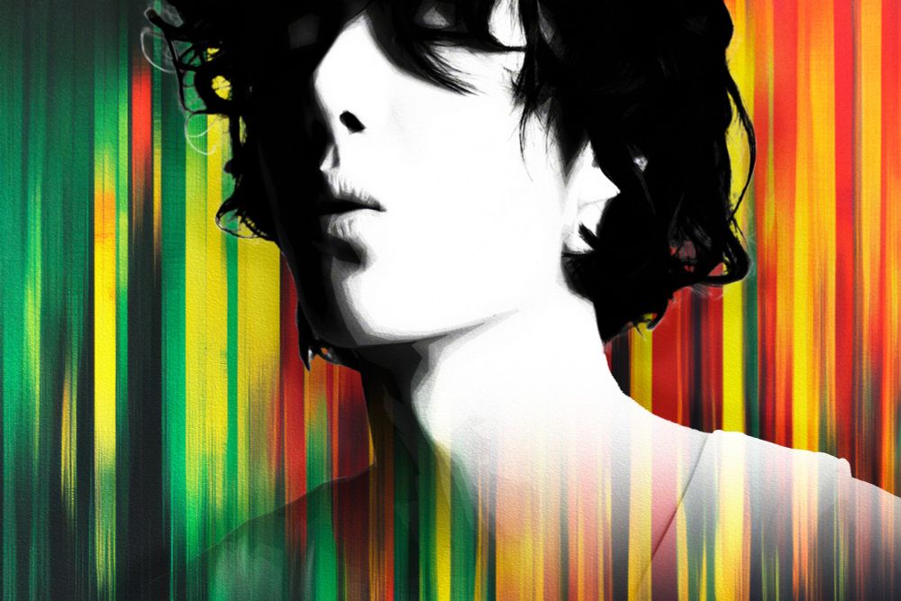 #Yizhan  #xiaozhan #XZ  #GGDD
GGDD b/w on yizhan color stripes.  Paint filter effects and layer manipulation.  Wang Yibo in this one.  2 of 2.