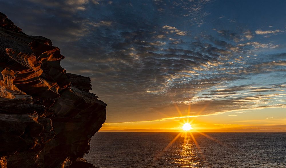 Sunrise with clouds 