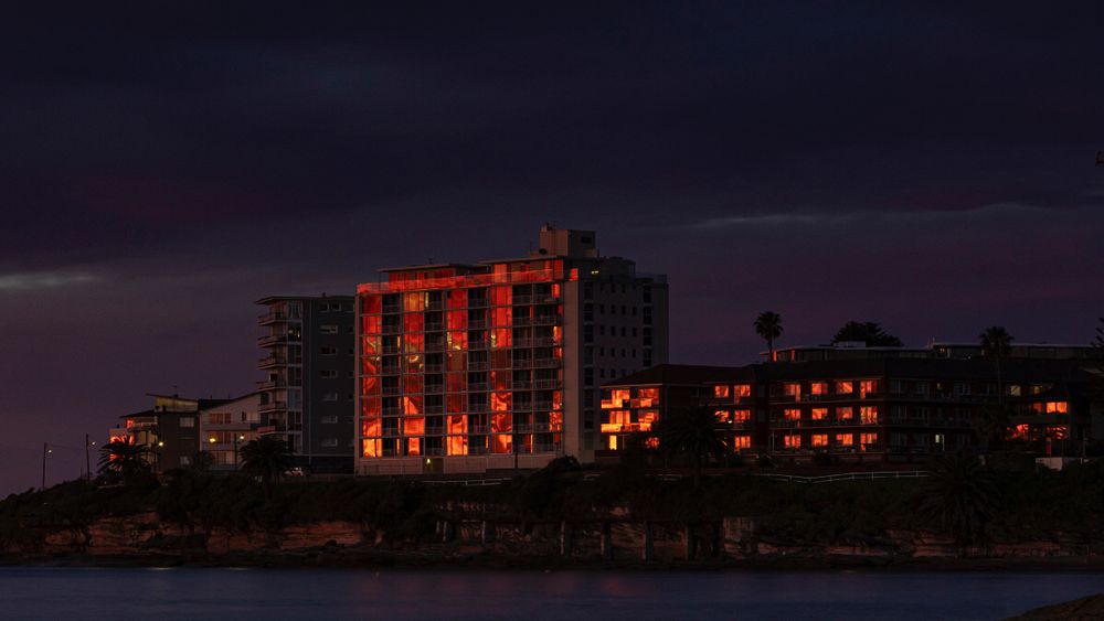Cronulla fiery sunrise August 28, 2024