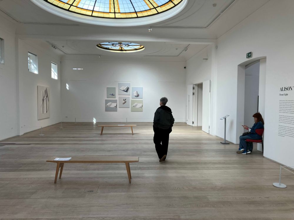 The gallery at Pitzhanger Manor, London W5 5EQ, with new paintings by Alison Watt