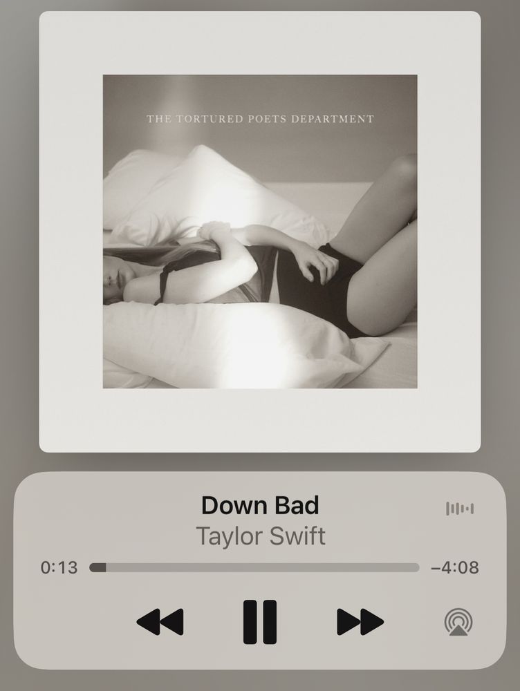Down Bad by Taylor Swift 