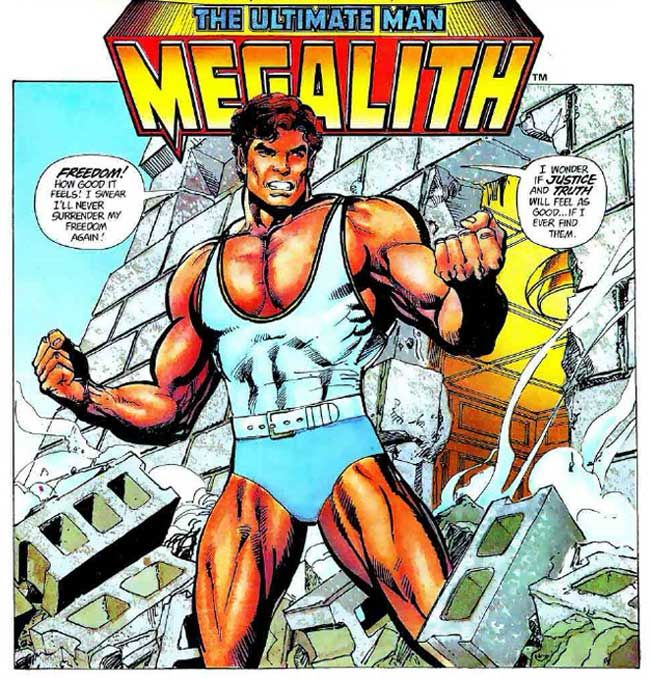 Megalith busts through a prison wall