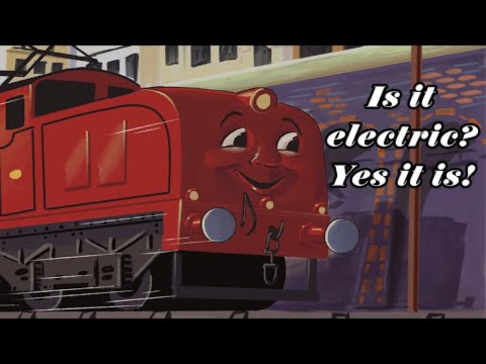 Drawing the Electric Engines of the Peel Godred Branch!